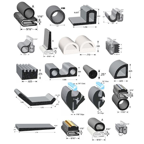 橡膠密封條-汽車輪船裝飾